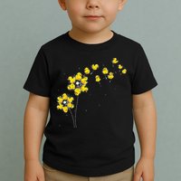 Ducky Rubber Duck Lover Dandelion Duckling Rubber Duck Toddler T-Shirt