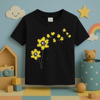 Ducky Rubber Duck Lover Dandelion Duckling Rubber Duck Toddler T-Shirt