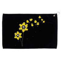 Ducky Rubber Duck Lover Dandelion Duckling Rubber Duck Grommeted Golf Towel