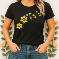 Ducky Rubber Duck Lover Dandelion Duckling Rubber Duck Womens T-Shirt