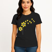 Ducky Rubber Duck Lover Dandelion Duckling Rubber Duck Womens T-Shirt