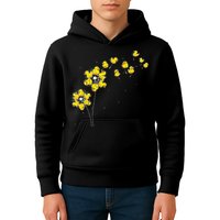 Ducky Rubber Duck Lover Dandelion Duckling Rubber Duck Kids Hoodie