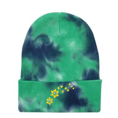 Ducky Rubber Duck Lover Dandelion Duckling Rubber Duck Tie Dye 12in Knit Beanie