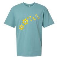 Ducky Rubber Duck Lover Dandelion Duckling Rubber Duck Sueded Cloud Jersey T-Shirt