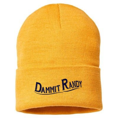 Dammit Randy Sustainable Knit Beanie