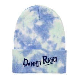 Dammit Randy Tie Dye 12in Knit Beanie