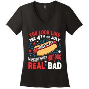 Dog Real Women's V-Neck T-Shirt