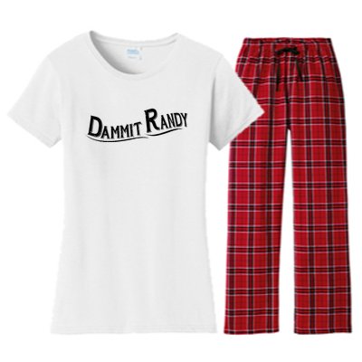 Dammit Randy Women's Flannel Pajama Set