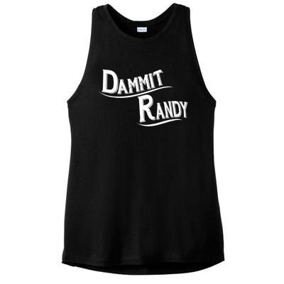 Dammit Randy Ladies PosiCharge Tri-Blend Wicking Tank