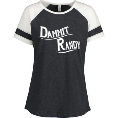 Dammit Randy Enza Ladies Jersey Colorblock Tee