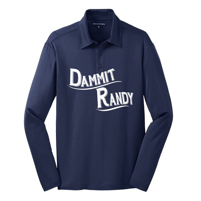 Dammit Randy Silk Touch Performance Long Sleeve Polo