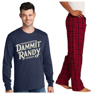 Dammit Randy Long Sleeve Pajama Set