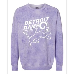 Detroit Rams Colorblast Crewneck Sweatshirt