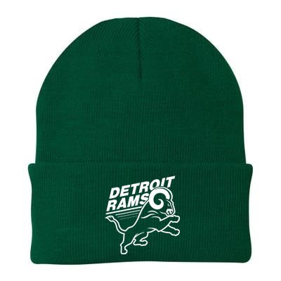 Detroit Rams Knit Cap Winter Beanie