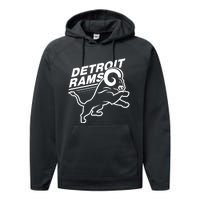 Detroit Rams Performance Fleece Hoodie