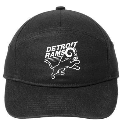 Detroit Rams 7-Panel Snapback Hat