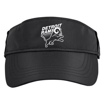 Detroit Rams Adult Drive Performance Visor