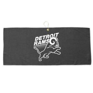 Detroit Rams Large Microfiber Waffle Golf Towel