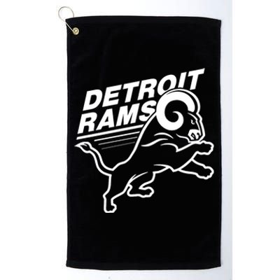 Detroit Rams Platinum Collection Golf Towel