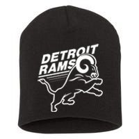 Detroit Rams Short Acrylic Beanie