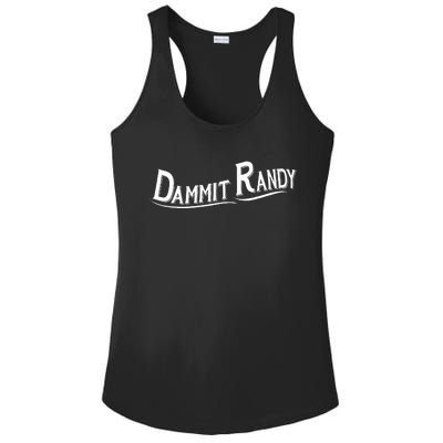 Dammit Randy Ladies PosiCharge Competitor Racerback Tank