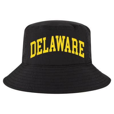 Delaware Retro DE Vintage Throwback Cool Comfort Performance Bucket Hat