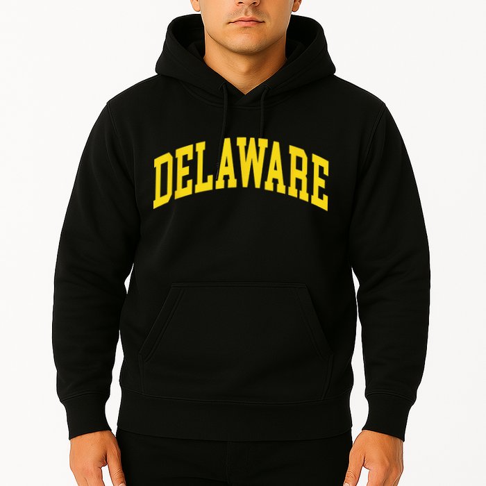 Delaware Retro DE Vintage Throwback Hoodie