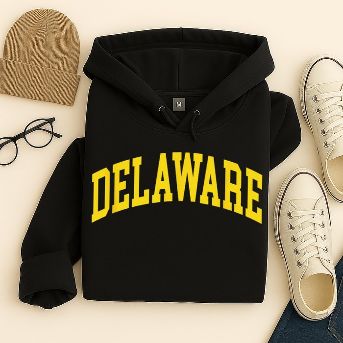 Delaware Retro DE Vintage Throwback Hoodie