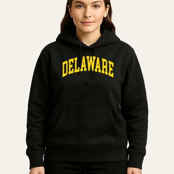 Delaware Retro DE Vintage Throwback Hoodie
