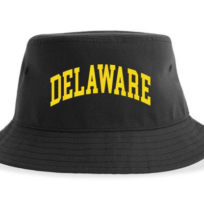 Delaware Retro DE Vintage Throwback Sustainable Bucket Hat