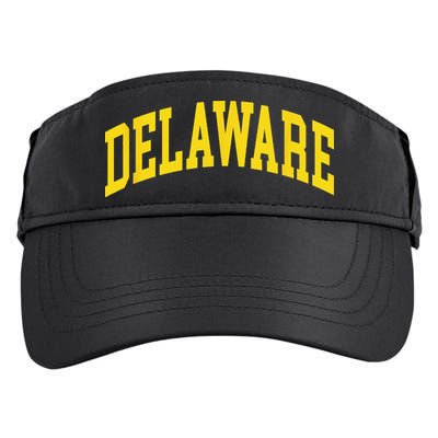 Delaware Retro DE Vintage Throwback Adult Drive Performance Visor