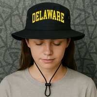 Delaware Retro DE Vintage Throwback Bucket Hat