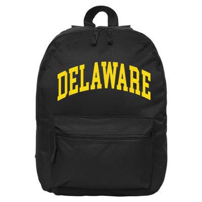 Delaware Retro DE Vintage Throwback 16 in Basic Backpack