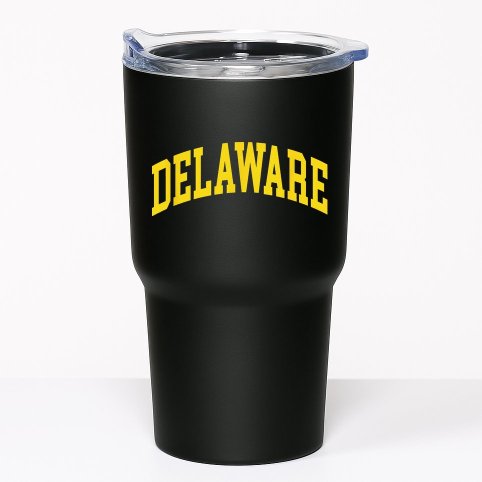 Delaware Retro DE Vintage Throwback Tumbler