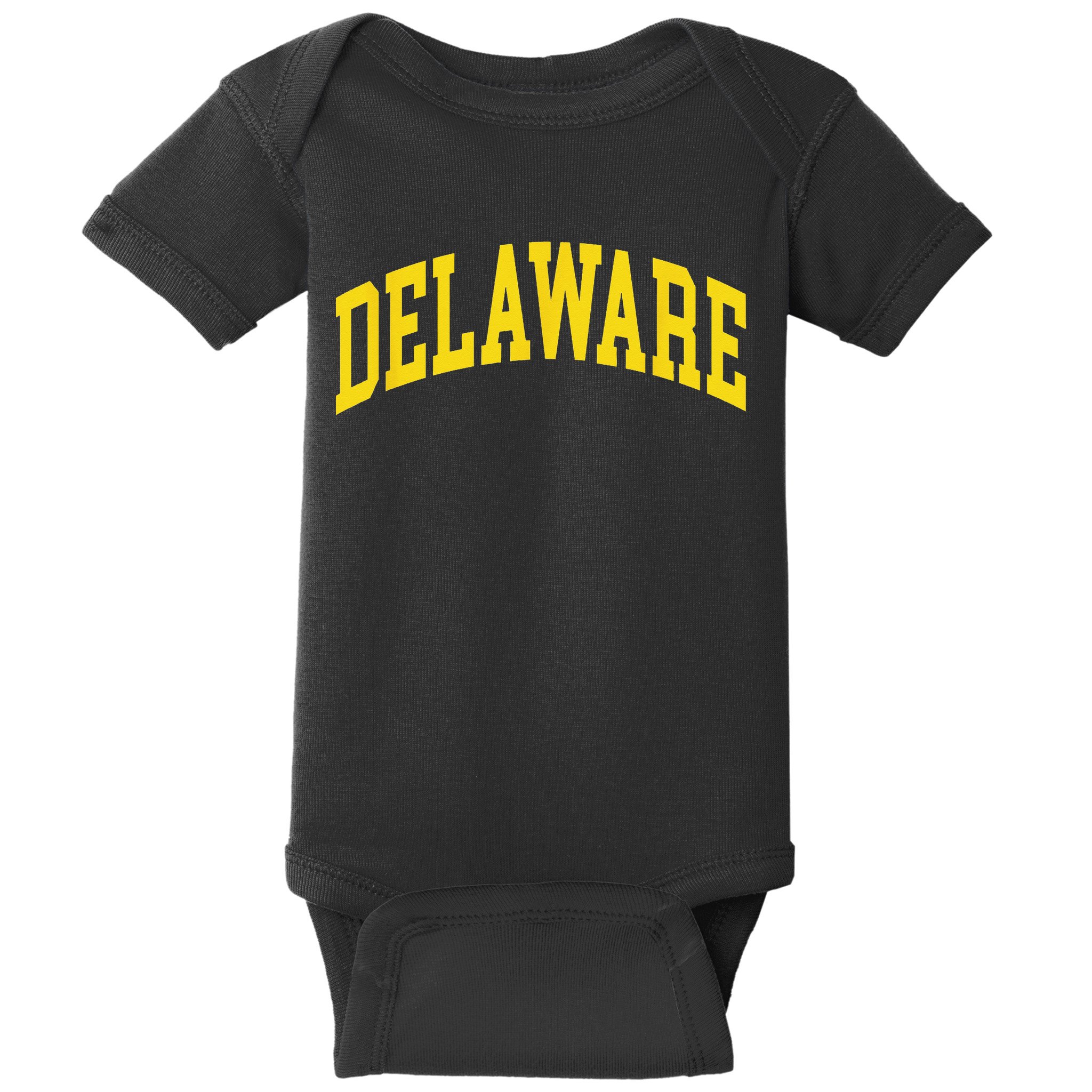 Delaware Retro DE Vintage Throwback Baby Bodysuit