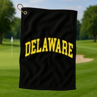 Delaware Retro DE Vintage Throwback Golf Towel