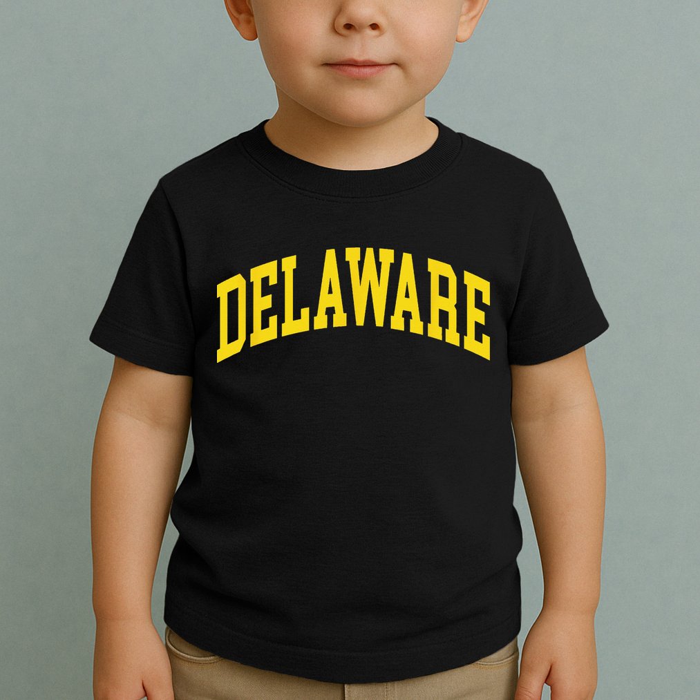 Delaware Retro DE Vintage Throwback Toddler T-Shirt
