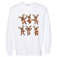 Dancing Reindeer Dance Challenge Christmas Girls Garment-Dyed Sweatshirt