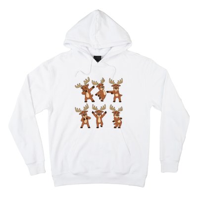 Dancing Reindeer Dance Challenge Christmas Girls Hoodie