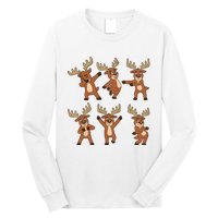 Dancing Reindeer Dance Challenge Christmas Girls Long Sleeve Shirt