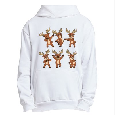 Dancing Reindeer Dance Challenge Christmas Girls Urban Pullover Hoodie