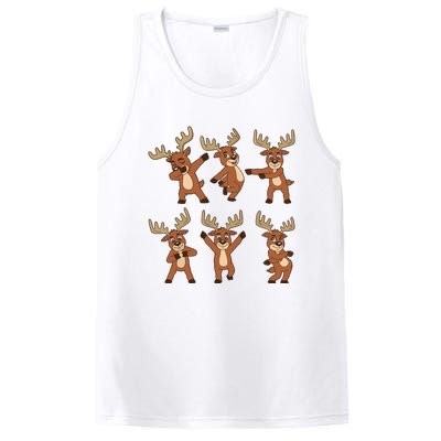 Dancing Reindeer Dance Challenge Christmas Girls PosiCharge Competitor Tank