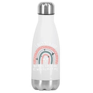 Dsp Rainbow Direct Support Professional Week Cute Gift Stainless Steel Insulated Water Bottle