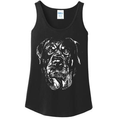 Dog Rottweiler Ladies Essential Tank