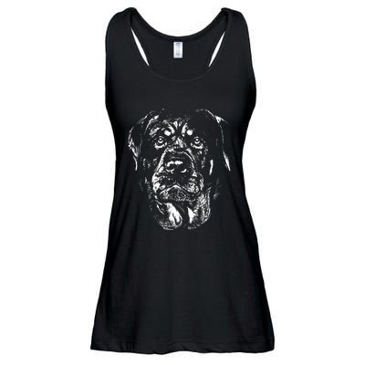 Dog Rottweiler Ladies Essential Flowy Tank