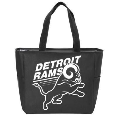 Detroit Rams Zip Tote Bag