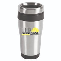 Dink Responsibly Don't Get Smashed Funny Pickleball 16oz Travel Tumbler