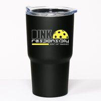 Dink Responsibly Don't Get Smashed Funny Pickleball Tumbler