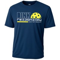 Dink Responsibly Don't Get Smashed Funny Pickleball Cooling Performance Crew T-Shirt