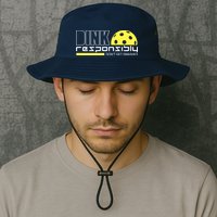 Dink Responsibly Don't Get Smashed Funny Pickleball Bucket Hat